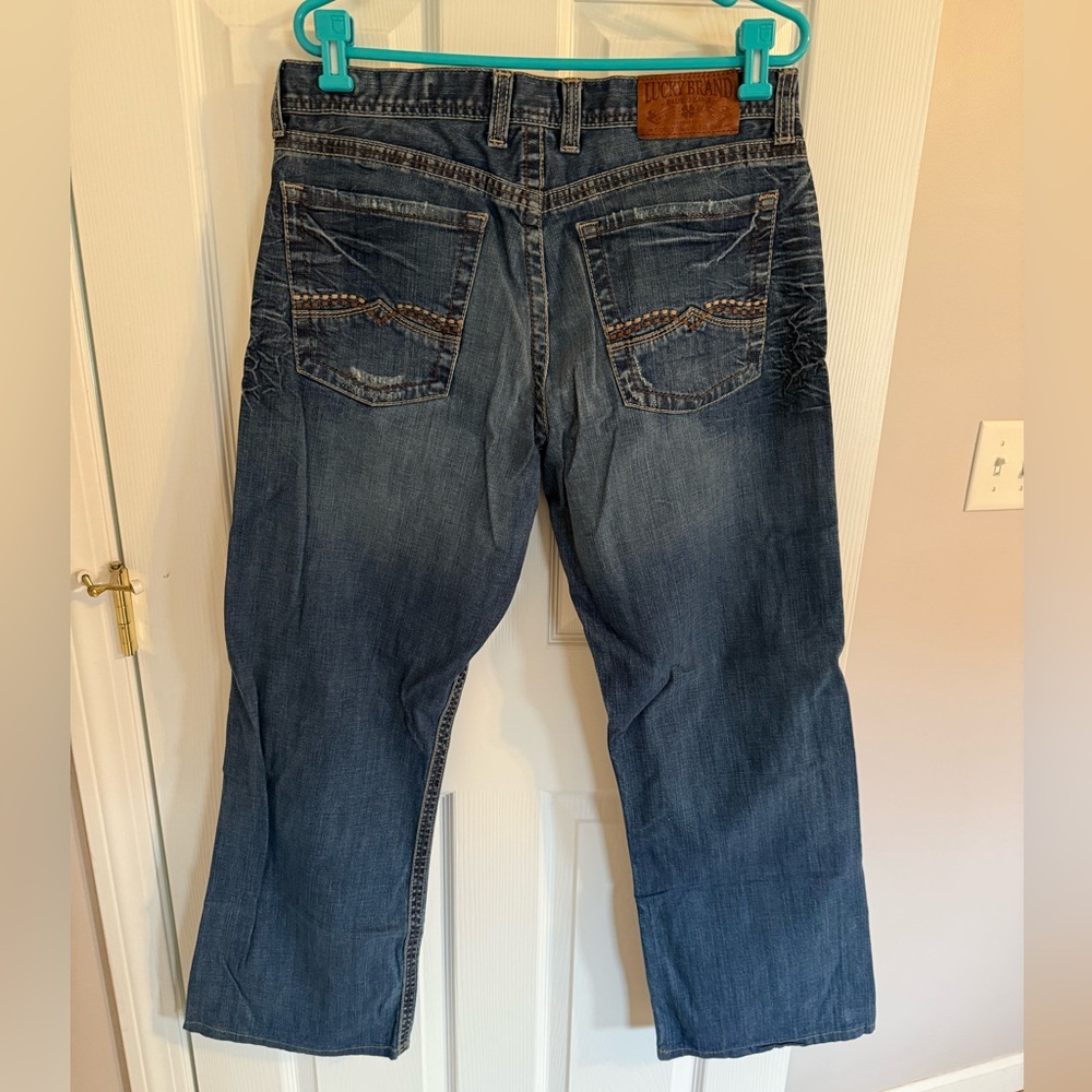 Lucky Brand Relaxed Fit Dark Blue Jeans